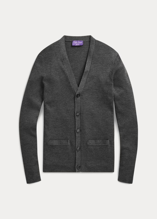 Ralph Lauren RLX Slim Fit Merino Cardigan Herre Danmark (JREPI5397)